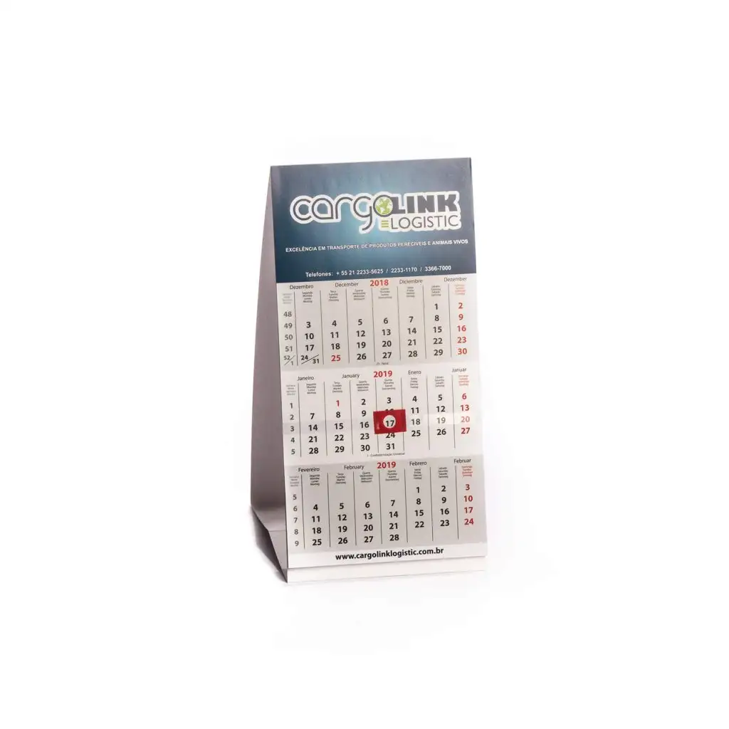 Calendários personalizados